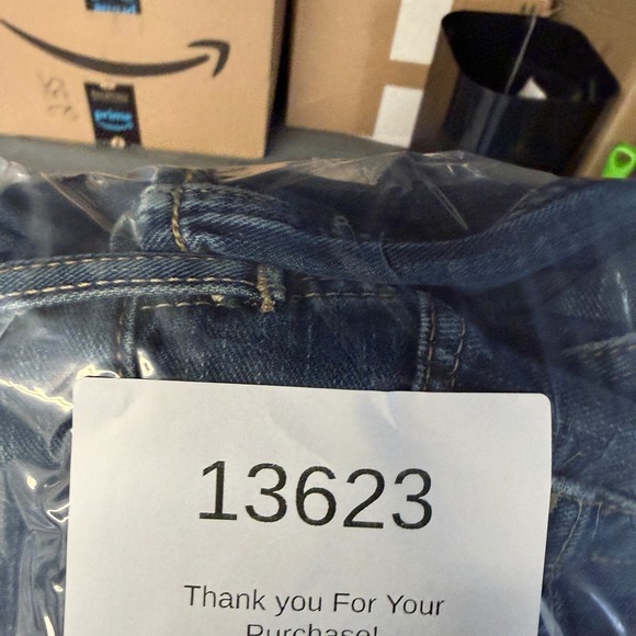 Y2K American Eagle Jeans Mens 28x30 (27x28) Bootcut Faded Denim Western Skater - Picture 13 of 13